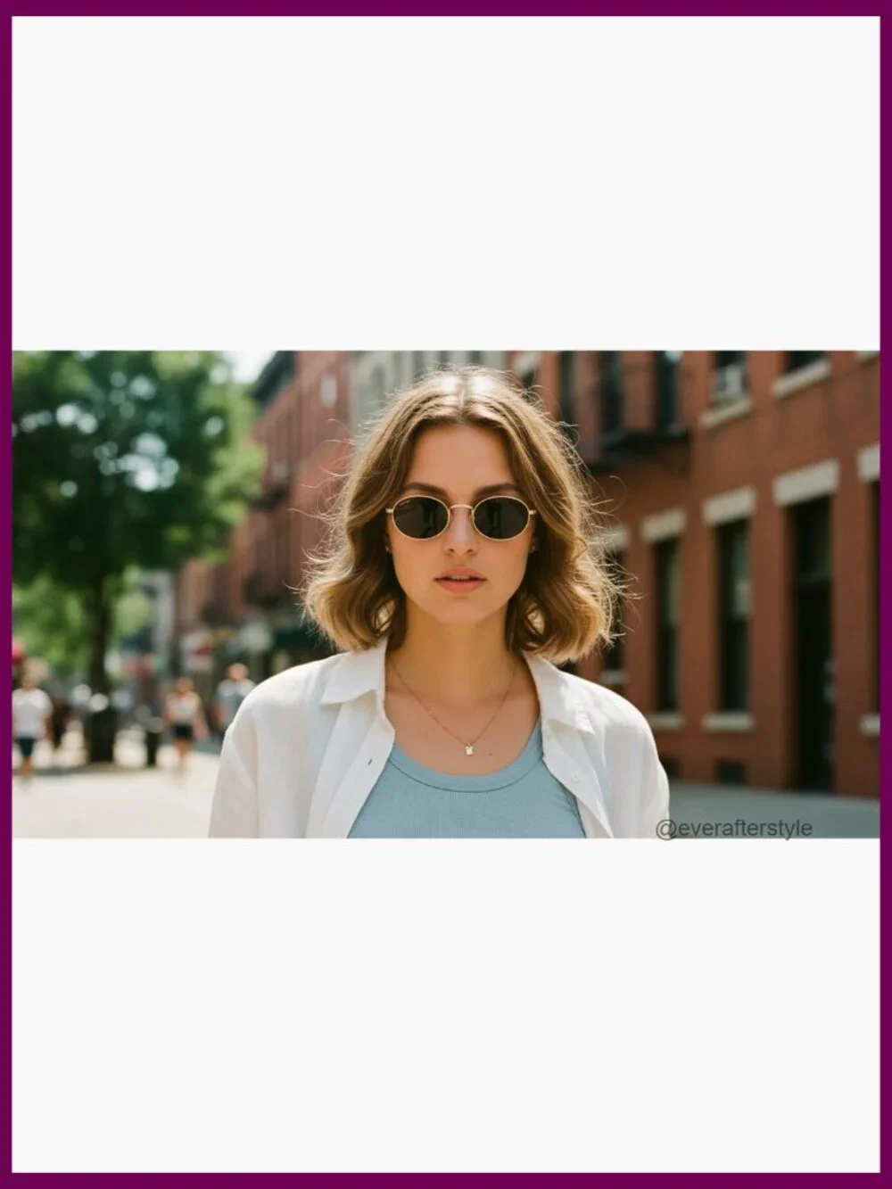 Oval Metal Polarized Sunglasses Classic Retro Shades